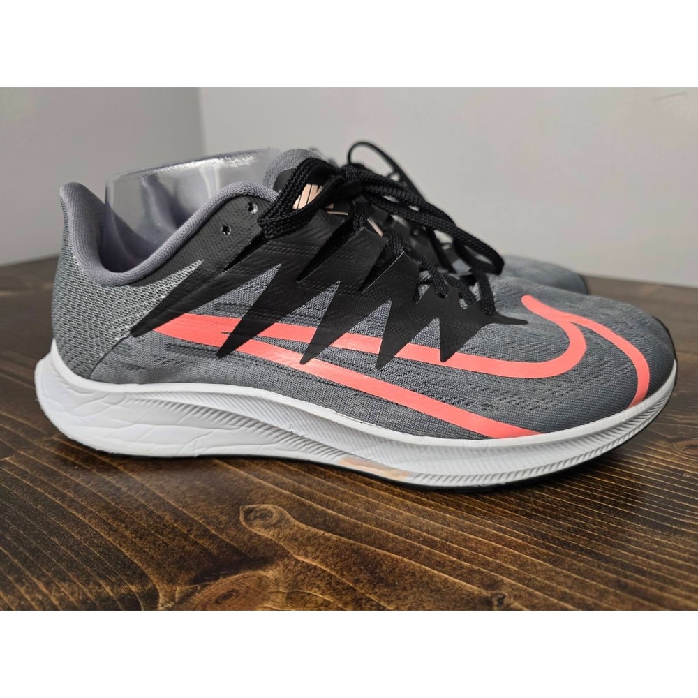 Nike Zoom Rival Fly Women's Sneakers Size 8.5 Gray Black White Running Gym Shoes
